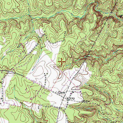 Topographic Map of Autumn Ridge Park, VA