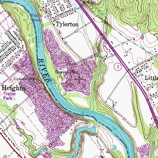 Topographic Map of Duff McDuff Green Memorial Park, VA