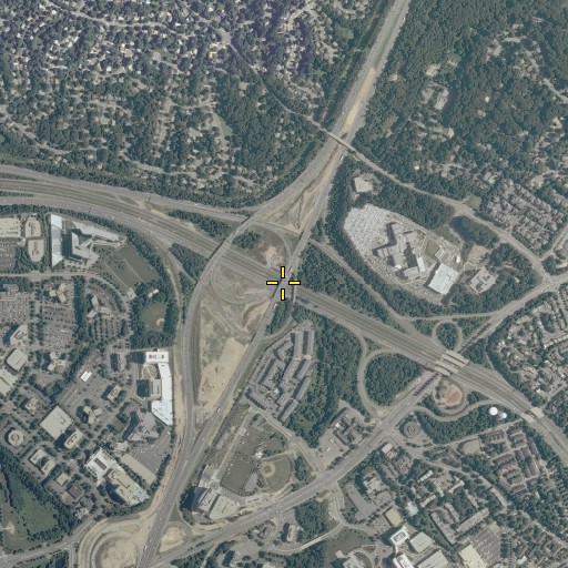 Aerial/Satellite Image of Interchange 45, VA