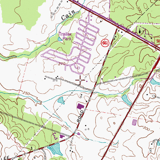 Topographic Map of Dulles Southgate Industrial Park, VA