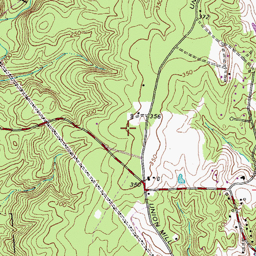 Topographic Map of Saint Andrew the Apostle Catholic Church, VA