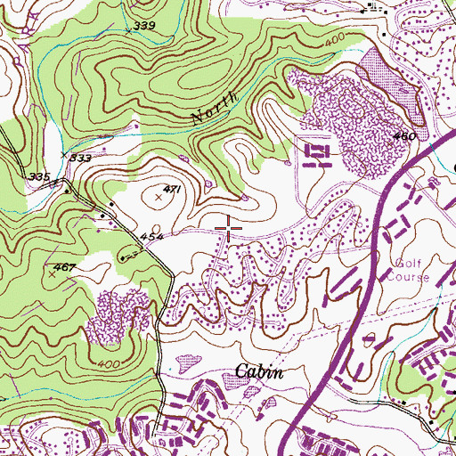 Topographic Map of Kehilat Shalom Early Childhood Center, MD