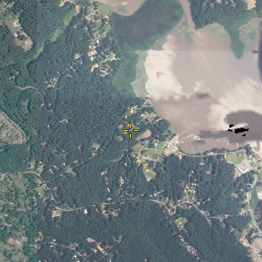 Aerial/Satellite Image of Aqua Villa, VA