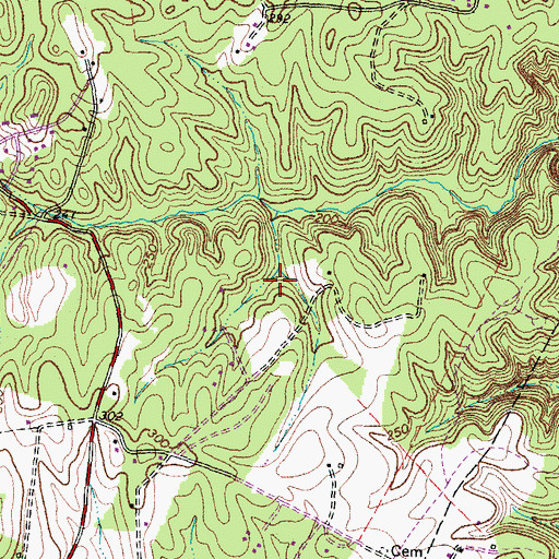 Topographic Map of Autumn Ridge, VA