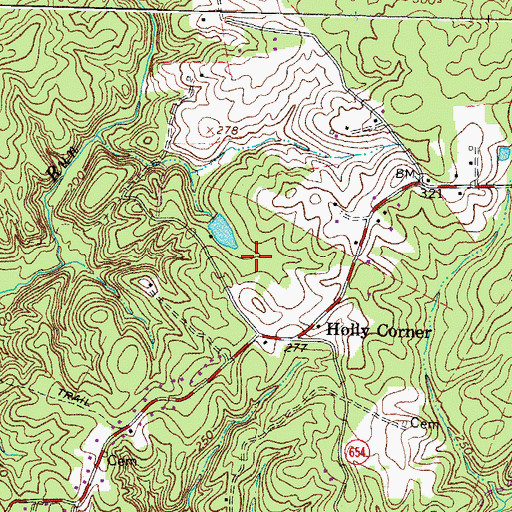 Topographic Map of Chapalita, VA