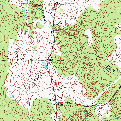Topographic Map of Chesterwood, VA