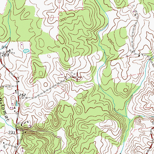 Topographic Map of Christy Farm, VA