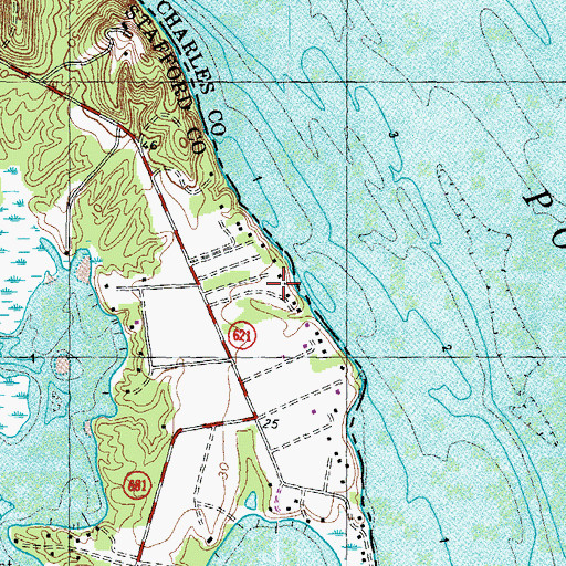 Topographic Map of Dartmoor, VA
