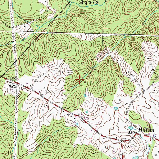 Topographic Map of Eagles Nest, VA