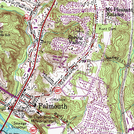 Topographic Map of Grace Shelton Family Subdivision, VA