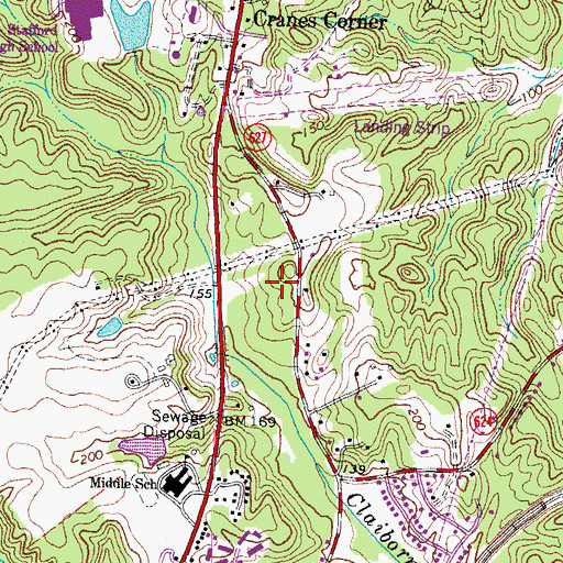 Topographic Map of Heritage Commons, VA