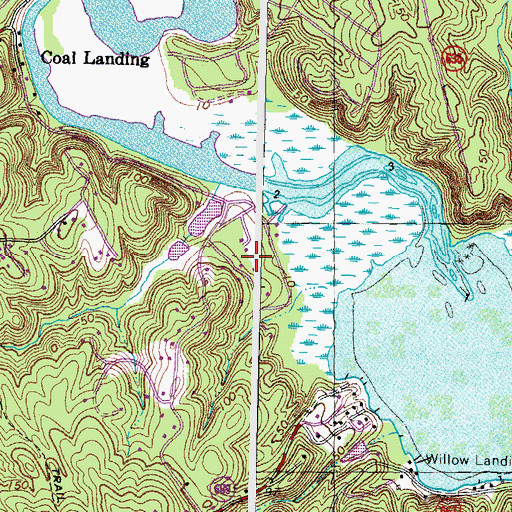 Topographic Map of J A Macgregor Estate, VA