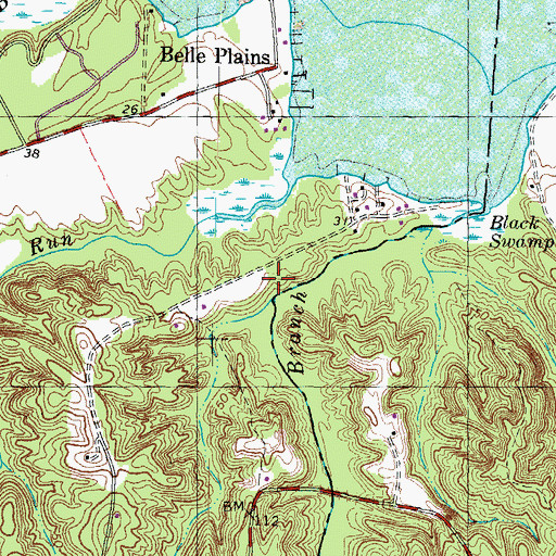 Topographic Map of Japazaws, VA