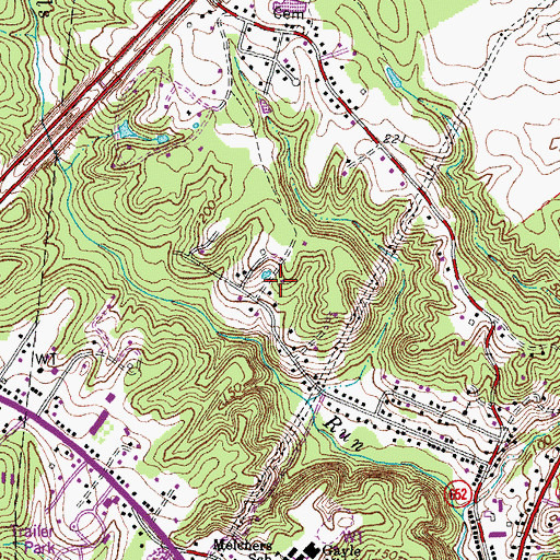 Topographic Map of O Bannon Land, VA