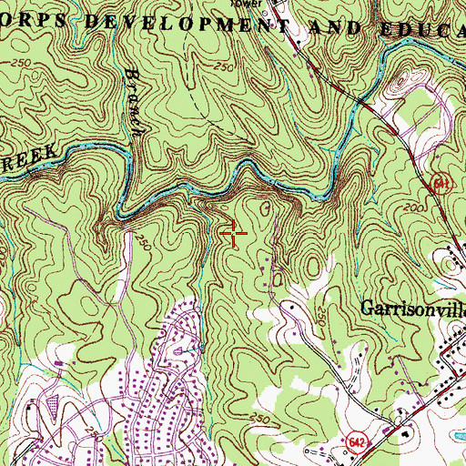 Topographic Map of Oakridge Pointe, VA