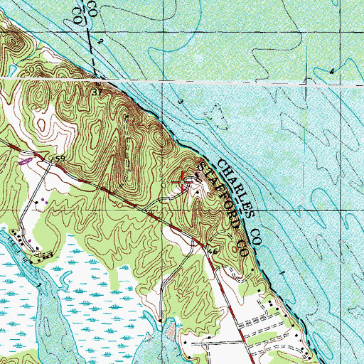 Topographic Map of Potomac Overlook, VA