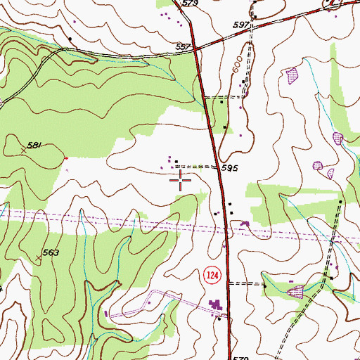 Topographic Map of Ridgecrest, MD