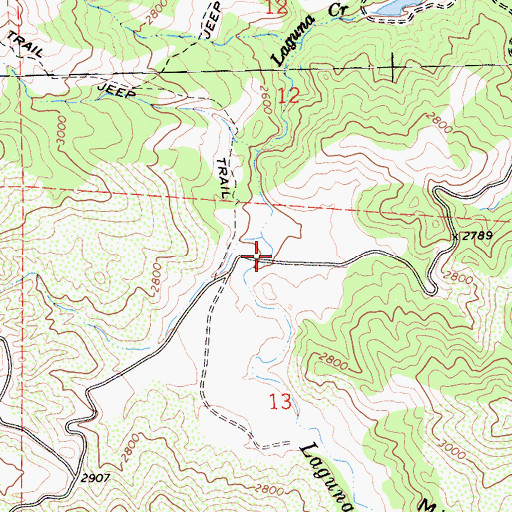 Topographic Map of Miller Canyon, CA