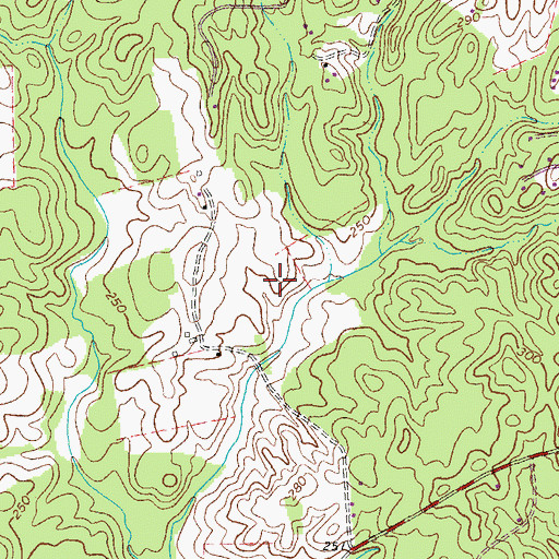 Topographic Map of Seven Lakes, VA