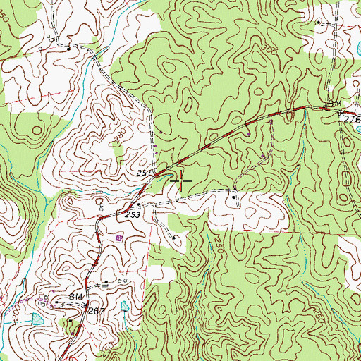 Topographic Map of Stefaniga Road, VA