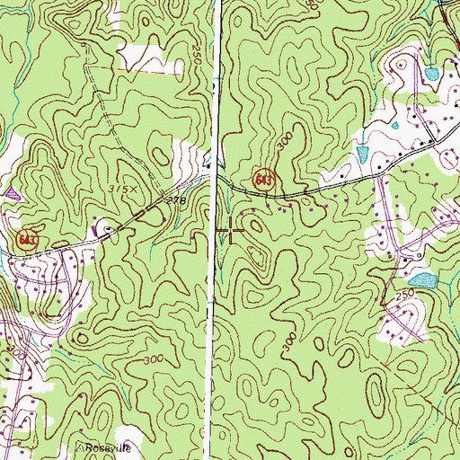 Topographic Map of Stefin Woods Estate, VA