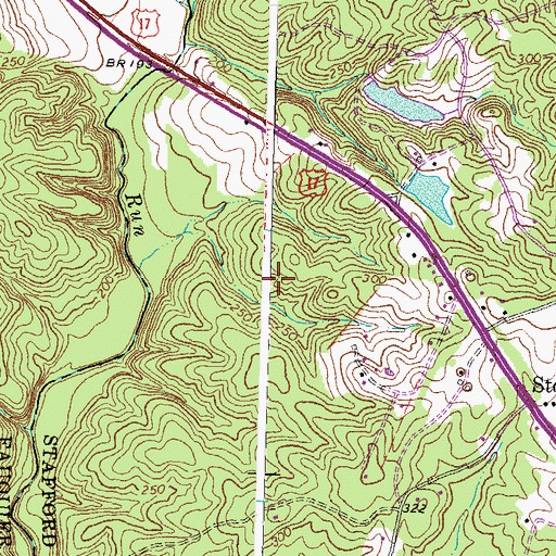 Topographic Map of Timberidge, VA