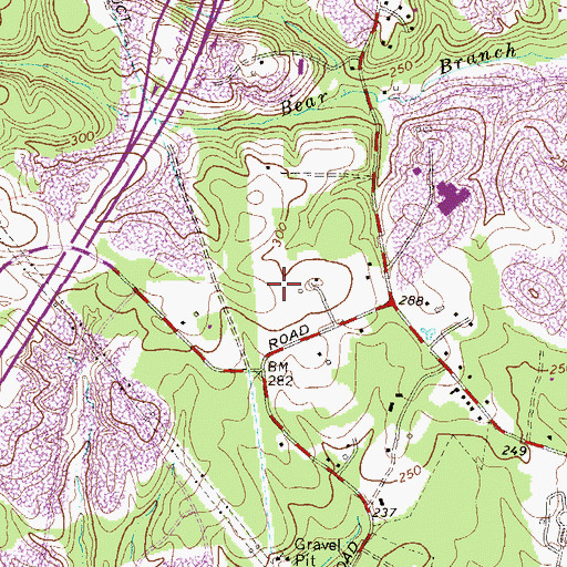 Topographic Map of Wilshire, MD