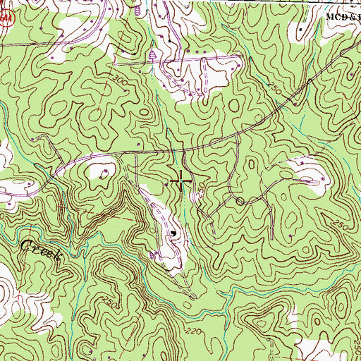 Topographic Map of Windsor Forest, VA