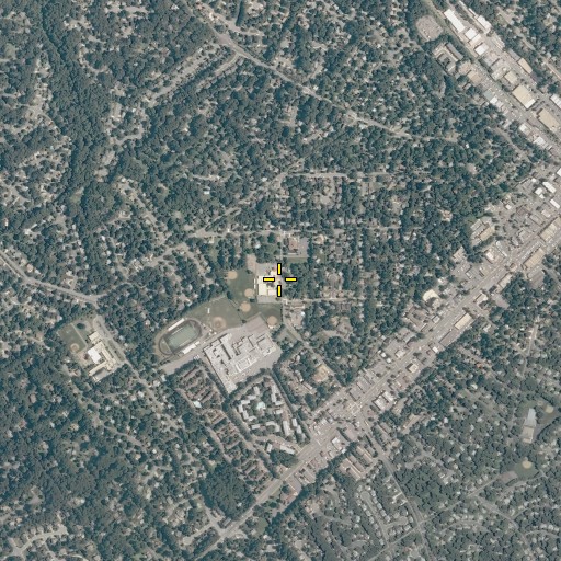 Aerial/Satellite Image of Archer Elementary School, VA