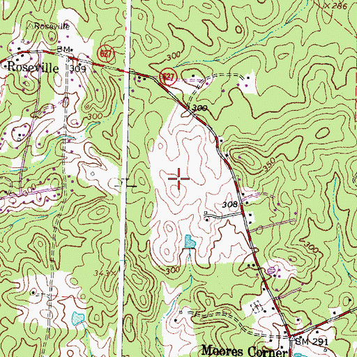 Topographic Map of Armstrong Tract School, VA