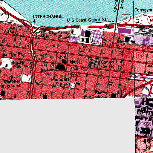Topographic Map of Cathedral of the Assumption, KY