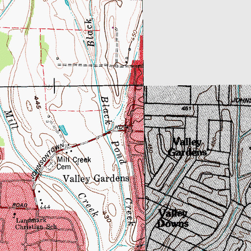 Topographic Map of Emmanuel Assembly of God Church, KY