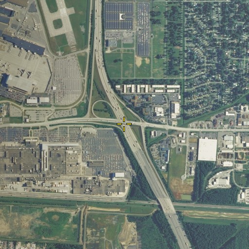 Aerial/Satellite Image of Interchange 128, KY