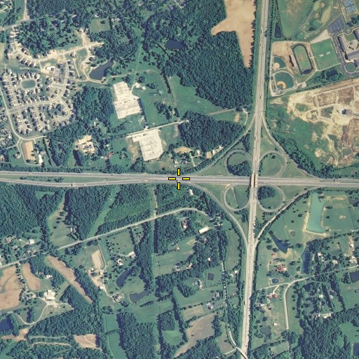 Aerial/Satellite Image of Interchange 19A, KY