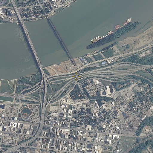 Aerial/Satellite Image of Interchange 5B, KY