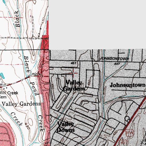 Topographic Map of Beth Haven Christian School, KY