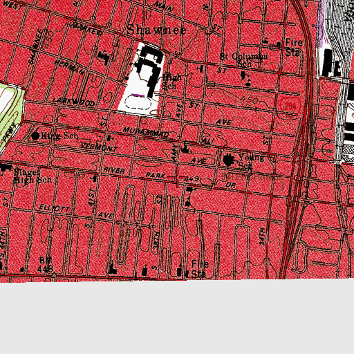 Topographic Map of Redeemed Christian Church, KY