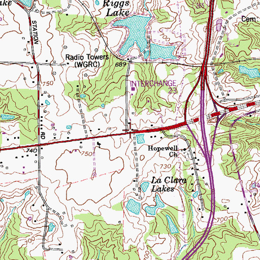 Topographic Map of Saint Michael Catholic Church, KY