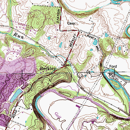 Topographic Map of Saint Patrick Catholic Church, KY