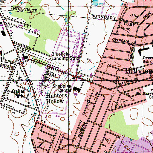 Topographic Map of Micah Christian School, KY