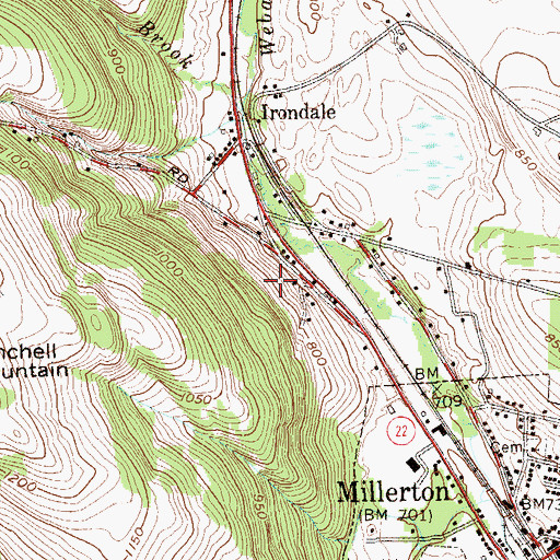 Topographic Map of Scenic View Trailer Park, NY