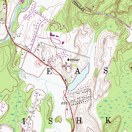 Topographic Map of Church of the Resurrection, NY