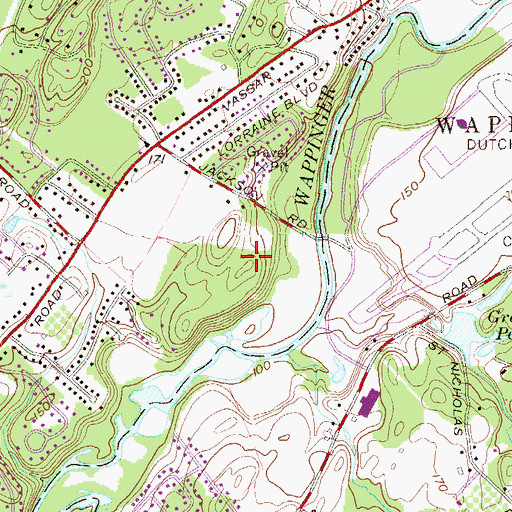 Topographic Map of Korean Church, NY