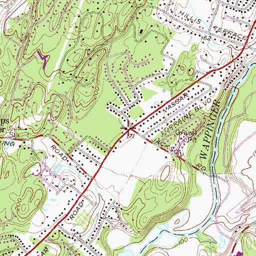 Topographic Map of Church of the Nazarene, NY