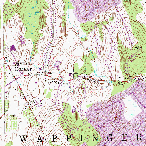 Topographic Map of Immanuel Christian Reformed Church, NY