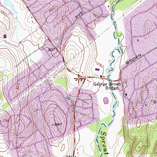 Topographic Map of Mid Hudson Chinese Christian Church, NY