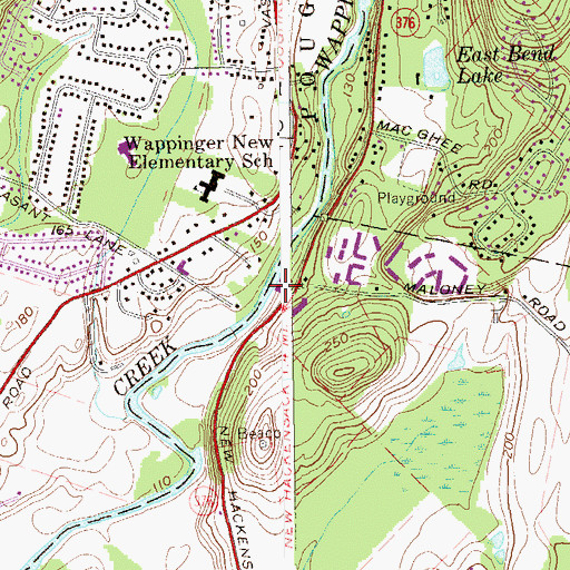 Topographic Map of Saint Gregory's Orthodox Church, NY