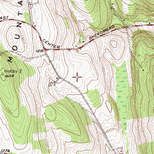 Topographic Map of Faith Bible Chapel, NY