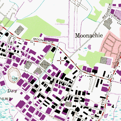 Topographic Map of Vanguard Mobile Home Park, NJ