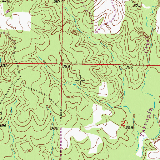 Topographic Map of Lukfata (historical), OK